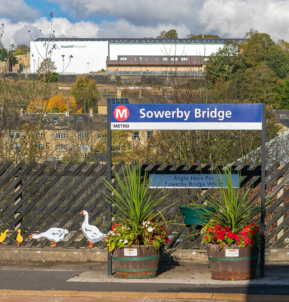 Sowerby Bridge Station Flowers