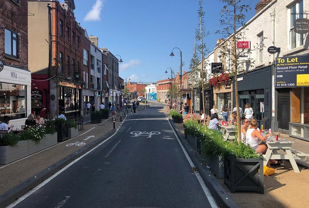 Narrow Cycle Lane Defenders deployed in Dublin