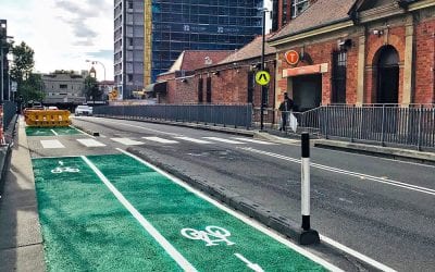 Narrow Cycle Lane Defenders Installed in Sydney, Australia