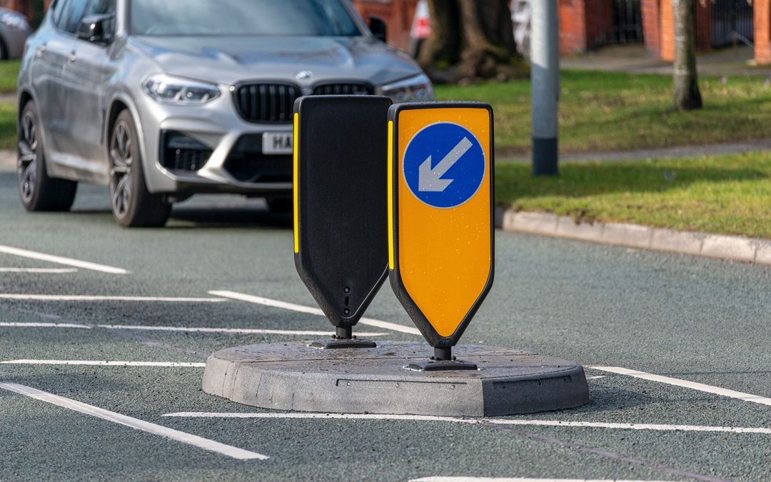 Traffic Islands Installed In Chadderton, Oldham