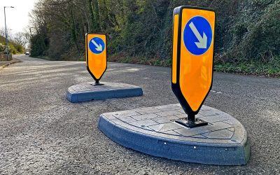 Traffic-Calming Chicanes In North Wales