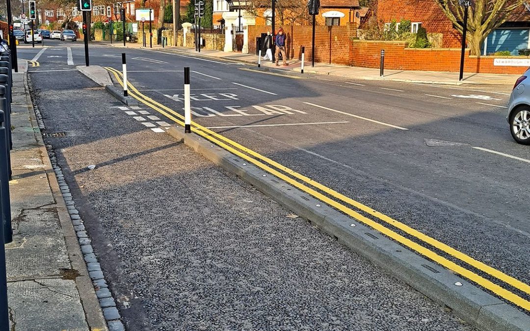 New Protected Cycle Lane On Osborne Road, Newcastle