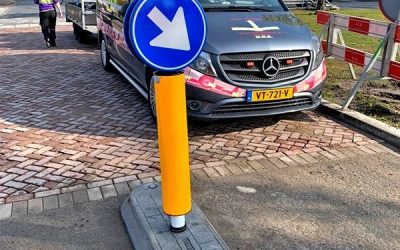 Lane Separators In The Netherlands