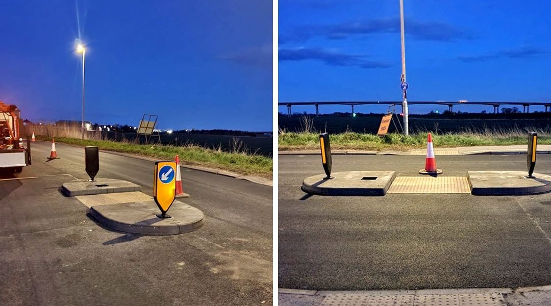 Traffic Islands Installed In Goole