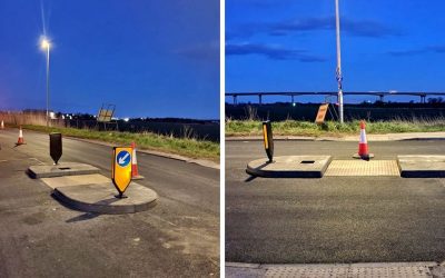 Traffic Islands Installed In Goole