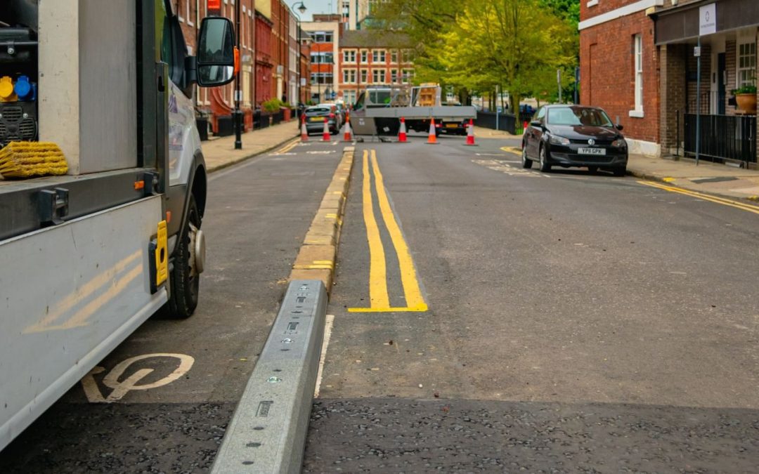 Cycle Lane Defenders In Leeds City Center