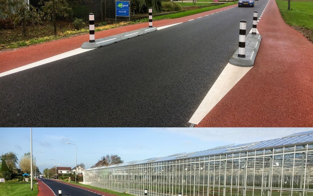 Lane Separators Installed In Moerkapelle