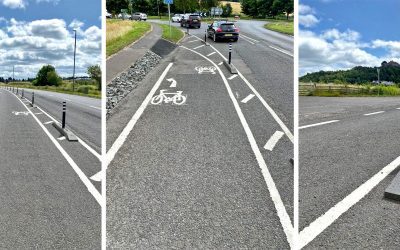 Cycle Lane Protection In Stirling