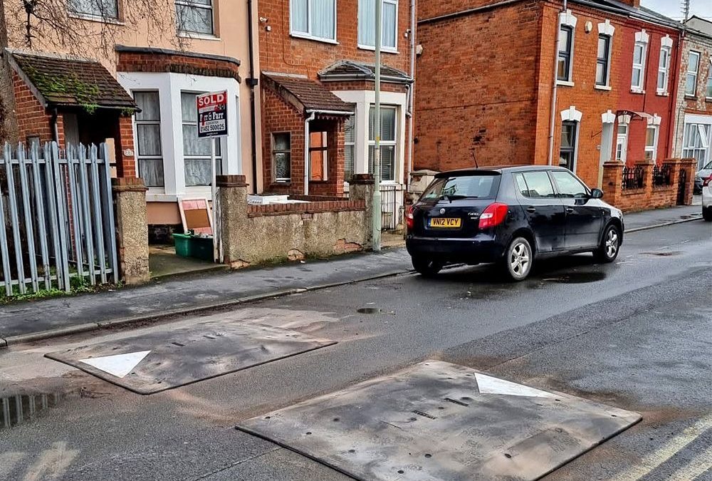 Rosehill Highways Rubber Speed Cushions Installed On Ryecroft Street, Gloucester