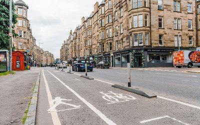 Edinburgh City Centre Cycling Lane Defenders