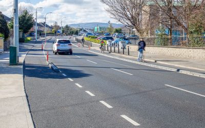 New Cycle Lane Installed In Dublin.