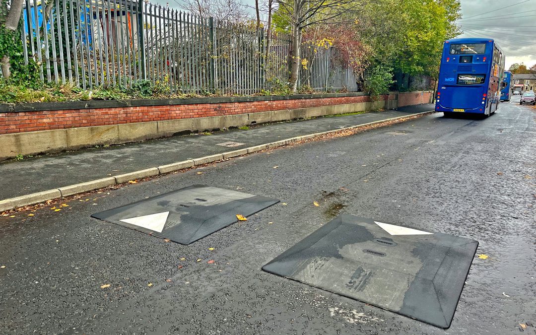 Speed Cushions Installed On Queen Victoria Street In Rochdale