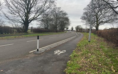 Continuous Cycle Lane, Frodsham