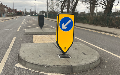 Recently Installed Pedestrian Crossing Point In Hull