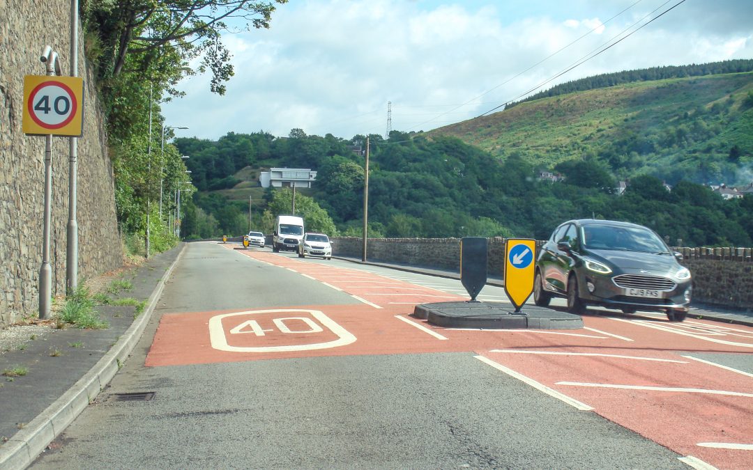 Rosehill Traffic Islands Installed In Neath Port Talbot Area