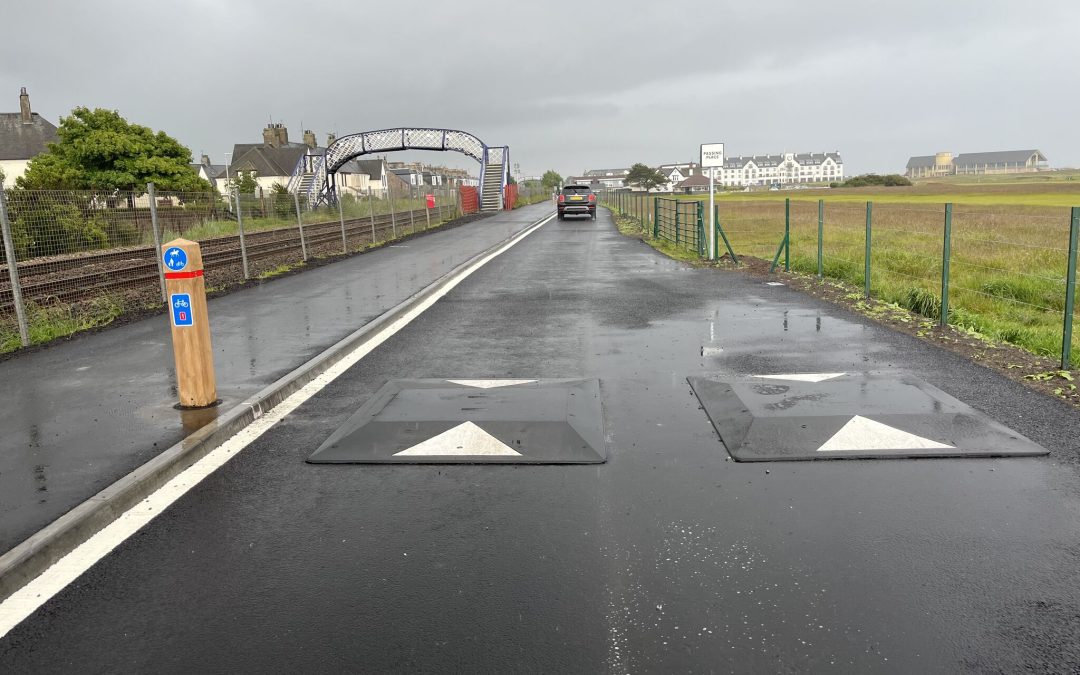 Rosehill Speed Cushions Installed In Carnoustie, Scotland